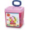 Ecoiffier Carrello rosa Rolly Mattoncini 40 pezzi Maxi