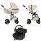 Trio Anex Eli Muse (Navicella,Telaio,Seduta Passeggino,Seggiolino Auto Cosmo e Adattatori per Gruppo 0+)