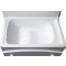 Kiby Cassettiera Fasciatoio Armonia Bianco con Vaschetta e 3 Cassetti