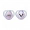 Tommee Tippee Set 02 Succhietti Anytime Ortodontico 0-6 mesi in Silicone Lavanda Panda