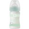 Biberon Benessere in Vetro Chicco 150ml Flusso Lento Silicone Green