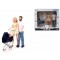 Set Bambole Simba Inglesina Steffi Love Famiglia con Carrozzina
