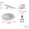 Sdraietta Da Bagno OkBaby Jelly Bianco