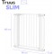 Lionelo Truus Slim White Cancelletto di Sicurezza-Larghezza Regolabile da 75 fino a 105 cm 