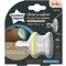 Succhietto Tommee Tippee 2 Pz Simile al Seno Materno 0-6m Grigio Giallo