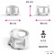 Seduta per Bagnetto Okbaby Flipper Evolution Bianca