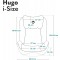 Lionelo Hugo I-size Seggiolino Auto ISOFIX 100-150 cm Black Carbon
