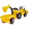 Cavalcabile Ecoiffier Escavatore con Rimorchio