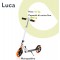 Lionelo Monopattino Luca Orange White