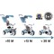 Triciclo Smoby Baby Balade Plus Blu