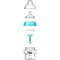 Biberon Tommee Tippee Anticolica Avanzato 150ml Turchese Panda