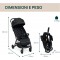 Passeggino Chicco Glee Grey Melange