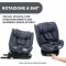 Seggiolino Auto Chicco Unico Evo Isofix i-Size Girevole 360 e Reclinabile India Ink (40-150 cm)