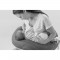 Cuscino Gravidanza e Allattamento Nuvita DreamWizard Grey Star