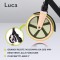 Lionelo Monopattino Luca Black Carbon Pink