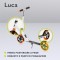 Lionelo Monopattino Luca Orange White