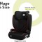 Lionelo Hugo I-Size Seggiolino Auto ISOFIX Sporty Black Red 100-150 cm