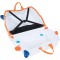 Valigia Cavalcabile Trunki Skye Fluo Bianca