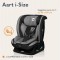 LIONELO AART I-SIZE Seggiolino Auto per Bambini 40-150 cm Grey Graphite