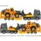 Camion con Rimorchio Ruspa Majorette Volvo Truck + Wheel Loader