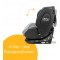 Osann One360 iSize-Seggiolino Auto Girevole a 360 gradi, 40-150 cm– Universe Grey 