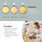 Babymoov Nutribaby+ Cuocipappa Multifunzione 6 in 1 Industrial Grey