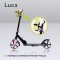Lionelo Monopattino Luca Black Carbon Pink