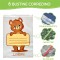 Bustine Corredino Ospedale Lovabear Orso Color 6 pz.