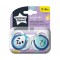 Tomme Tippee Set 02 Succhietti 0-6 mesi in silicone Anytime Ortodontico Panda Bianco e Azzurro