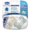 Succhietto Chicco Physio Forma Light Glow Silicone 2 pz 2-6 m