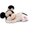 Clementoni Baby Minnie Peluche Riproduce Rumori Bianchi e Battito del Cuore con Cromoterapia