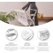Ms Innovaciones ZOE Vasca da bagno Grigio con gambe, fasciatoio, cuscino riduttore e cestino portaoggetti