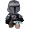 Peluche Simba Star Wars Mandalorian 30 cm. + The Child 7 cm.