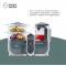 Babymoov Nutribaby+ Cuocipappa Multifunzione 6 in 1 Industrial Grey