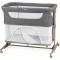 Culla Co-Sleeping MoMi Smart Bed Grigio