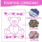 Bustine Corredino Ospedale Lovabear Orso Rosa 6 pz.