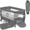 Lionelo Stefi Plus Box / Lettino da viaggio Pieghevole 2 liveli 0-3 anni Grey Multicolor
