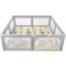 Box Recinto Innovaciones MS Parco Giochi XXL + Tappeto da Gioco 180 x 200 cm Elefante