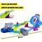Dickie Toys pista da corsa per auto White Shark con auto