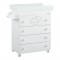 Cassettiera Fasciatoio Micuna Sweet Bear Bianco Stelle Grigio