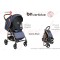 Passeggino Baciuzzi BX 22 Jeans Blu Portata 22 Kg con Parapioggia