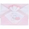 Set Lenzuola Andy & Helen per Culla Ricamato 3 pz Rosa