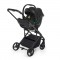 Trio Foppapedretti TicToc Ebony i-Size + Borsa + Dispositivo Antiabbandono OMAGGIO