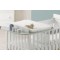 Piano Fasciatoio Azzurra Design Bianco + Materassino Baby Space Bianco/Grigio