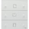 Cassettiera Fasciatoio Foppapedretti Babyzoo Bianco