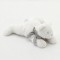 Peluche Nanan Batuffolo Sciarpa Grigio 40 cm