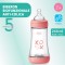 Chicco PERFECT 5 Biberon Anticolica 240 ml, Biberon Flusso Medio 2 Mesi + Bimba