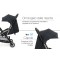 Passeggino Leggero Auto-Richiudibile Chicco Cheerio Jet Black