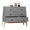 cassettiera Leander Luna Grigio Rovere