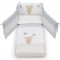 Completo Piumone Azzurra Design Contact Art Grigio/Avana